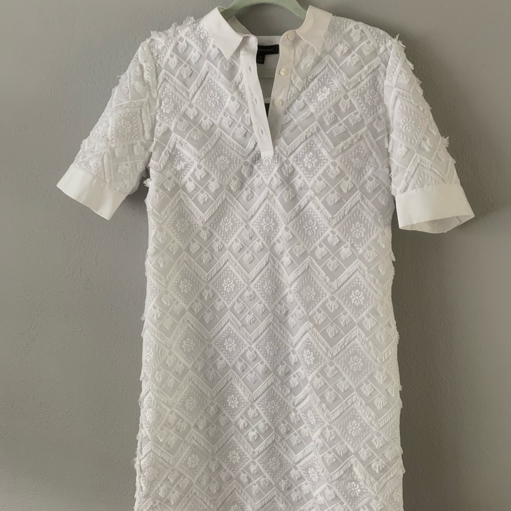 NWT White Banana Republic Dress - Picture 2 of 4